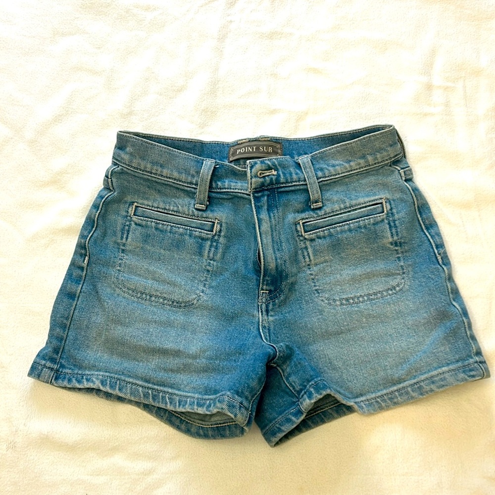 J. Crew Point Sur denim shorts size 25 high waist